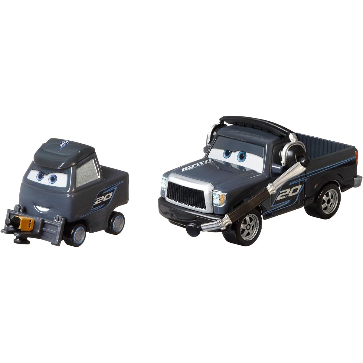 Cars Disney Pixar 2-Pack Ray Leverham & Laura Spinwell 1:55 Scale Die-Cast Fan Favorite Vehicles