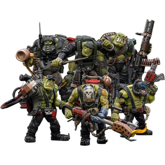 JOYTOY 1/18 Warhammer 40,000 Orc Commandos (6 figure set)