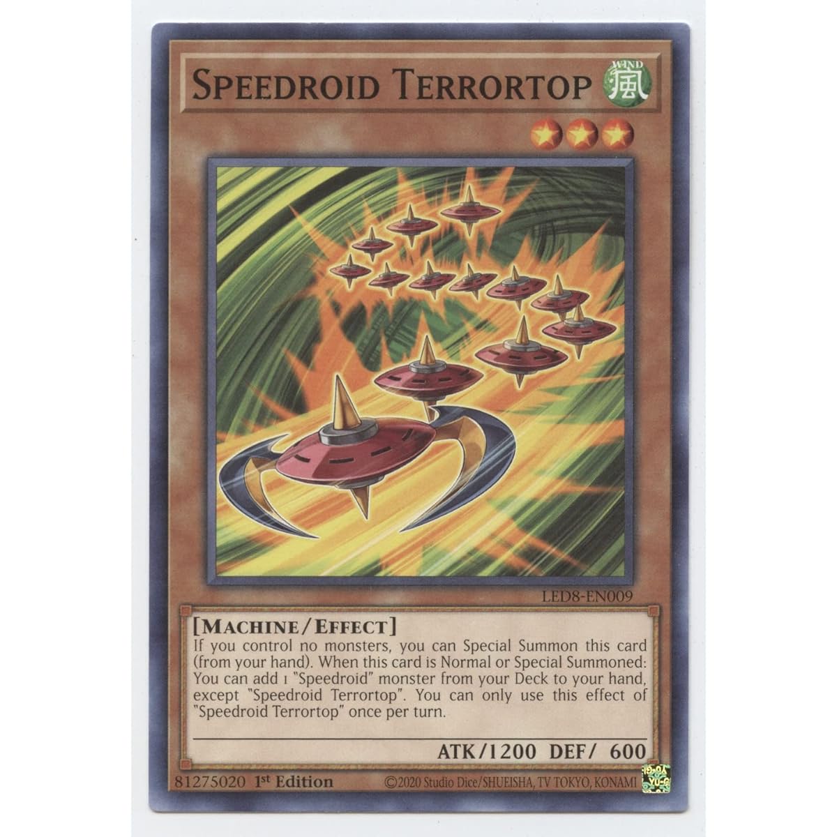Speedroid Terrortop - LED8-EN009 - Common - First Edition