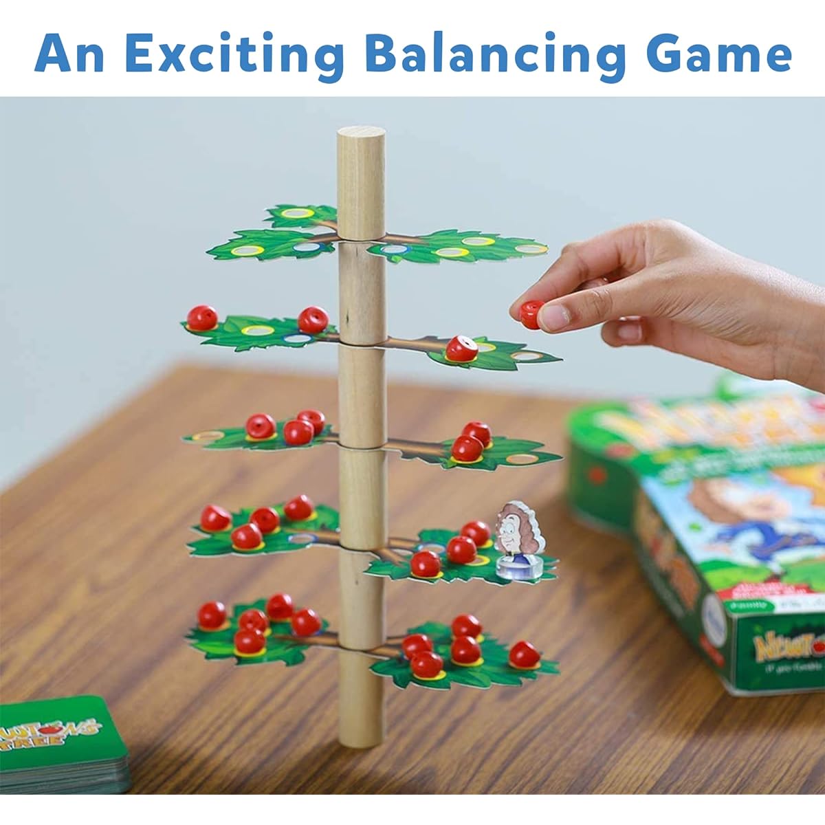 Skillmatics Newton's Tree Fun Family Game - Tumbling Tree Balancing, Stacking, Strategy, Skill Building - Gift for Kids Ages 6-99 - Rectangular Box