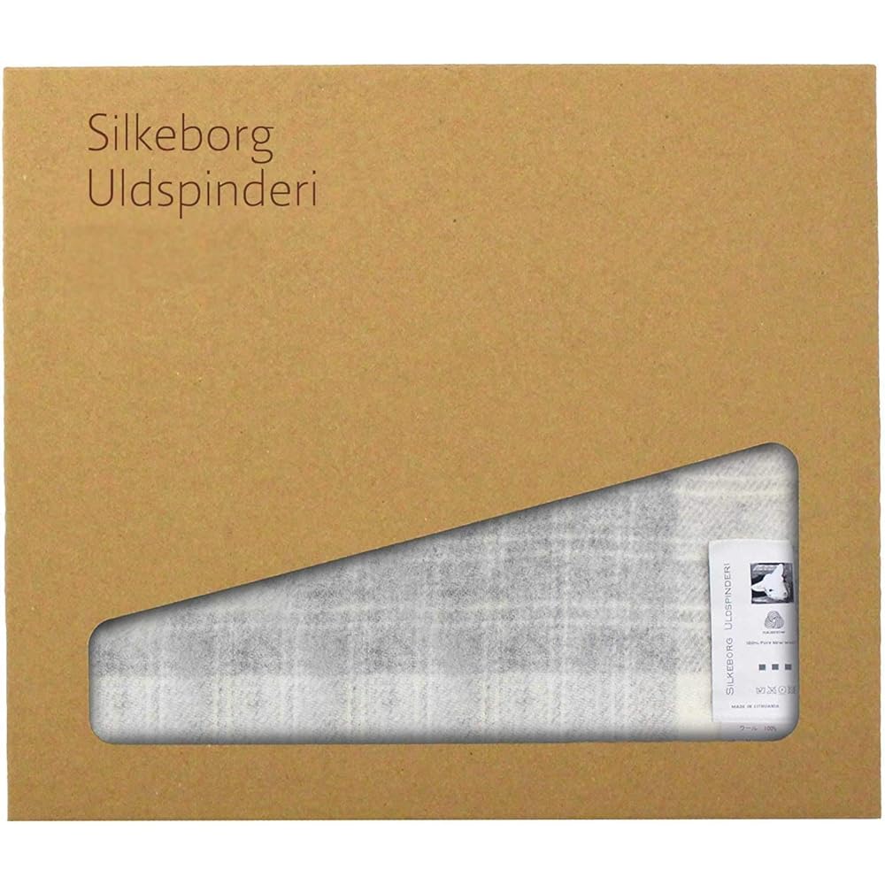 Silkeborg Uldspinderi Throwket Bornholm Shady Gray 140x240cm Gift Box G100150-NL