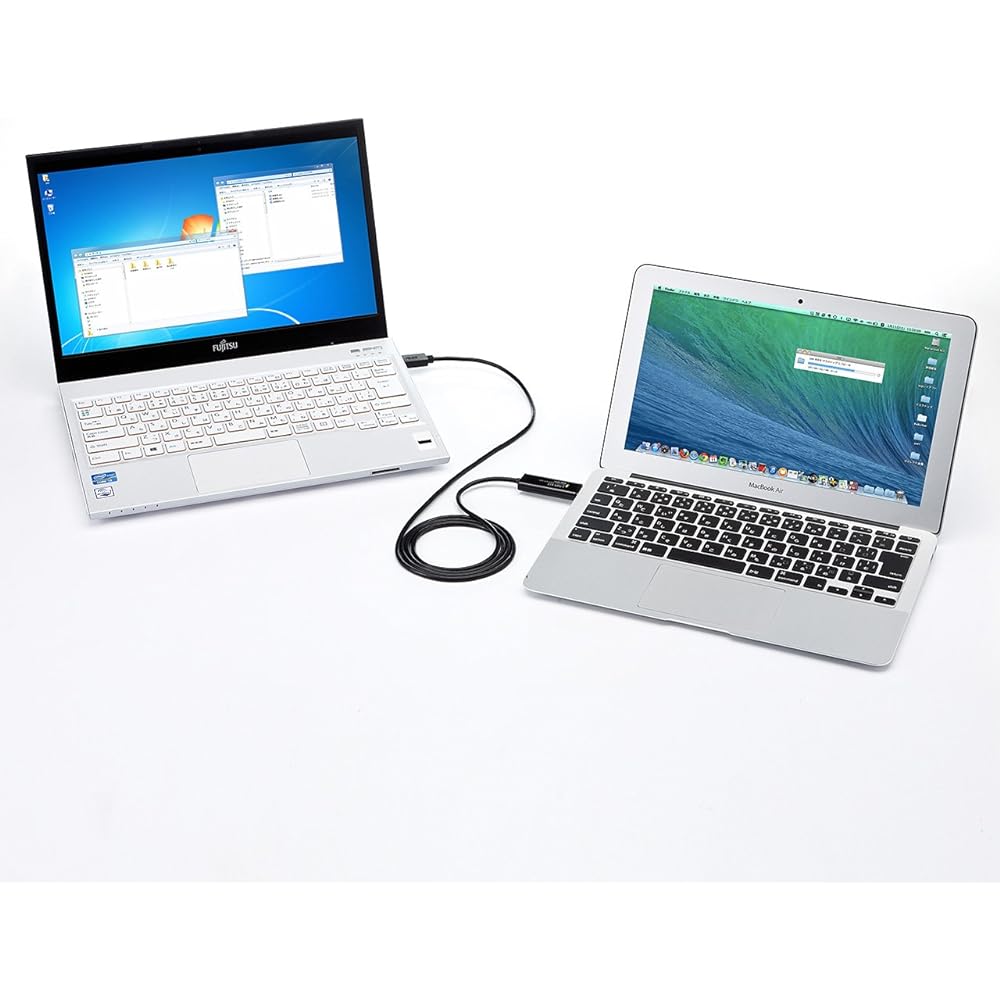 Sanwa Supply Drag & Drop compatible USB3.0 link cable (Mac/Windows compatible) KB-USB-LINK4