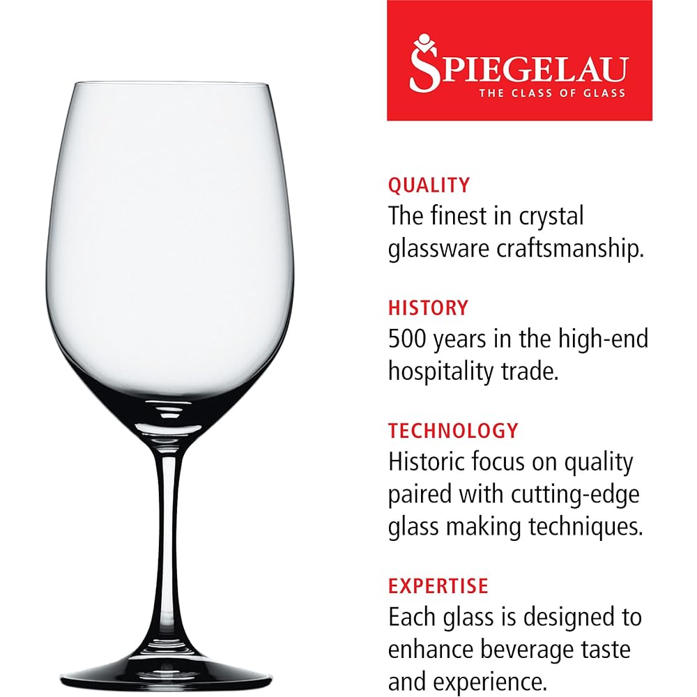 Spiegelau Vino Grande Bordeaux Red Wine Glass Set 620ml 4510277 4 pieces