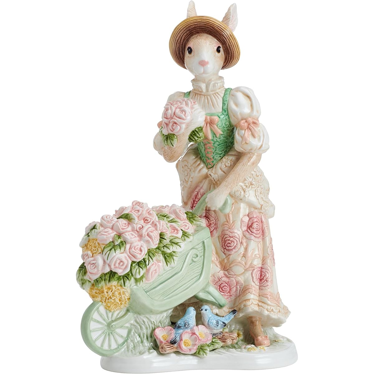 Fitz and Floyd Vita's Garden Ceramic Rabbit Figurine 13.75 inches, 5308924
