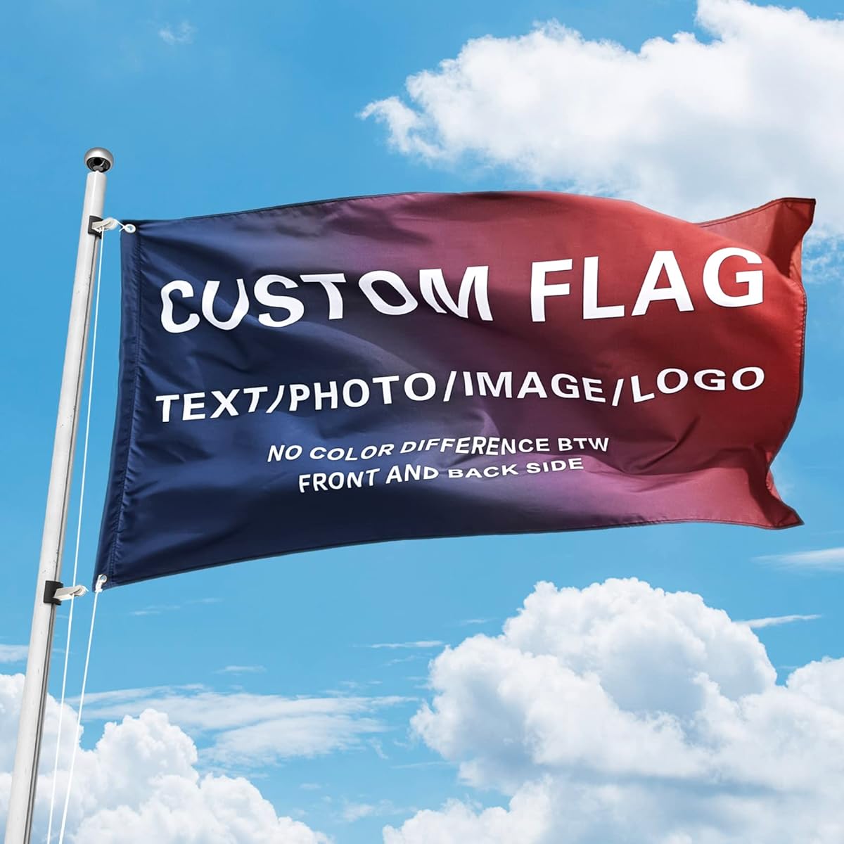 ToFlagify Custom Flags Create Your Own Flag Cool Personalized Customize Flags and Banners 3x5ft College Dorm Room Guy Girl Man Cave Outdoor Indoor Wall