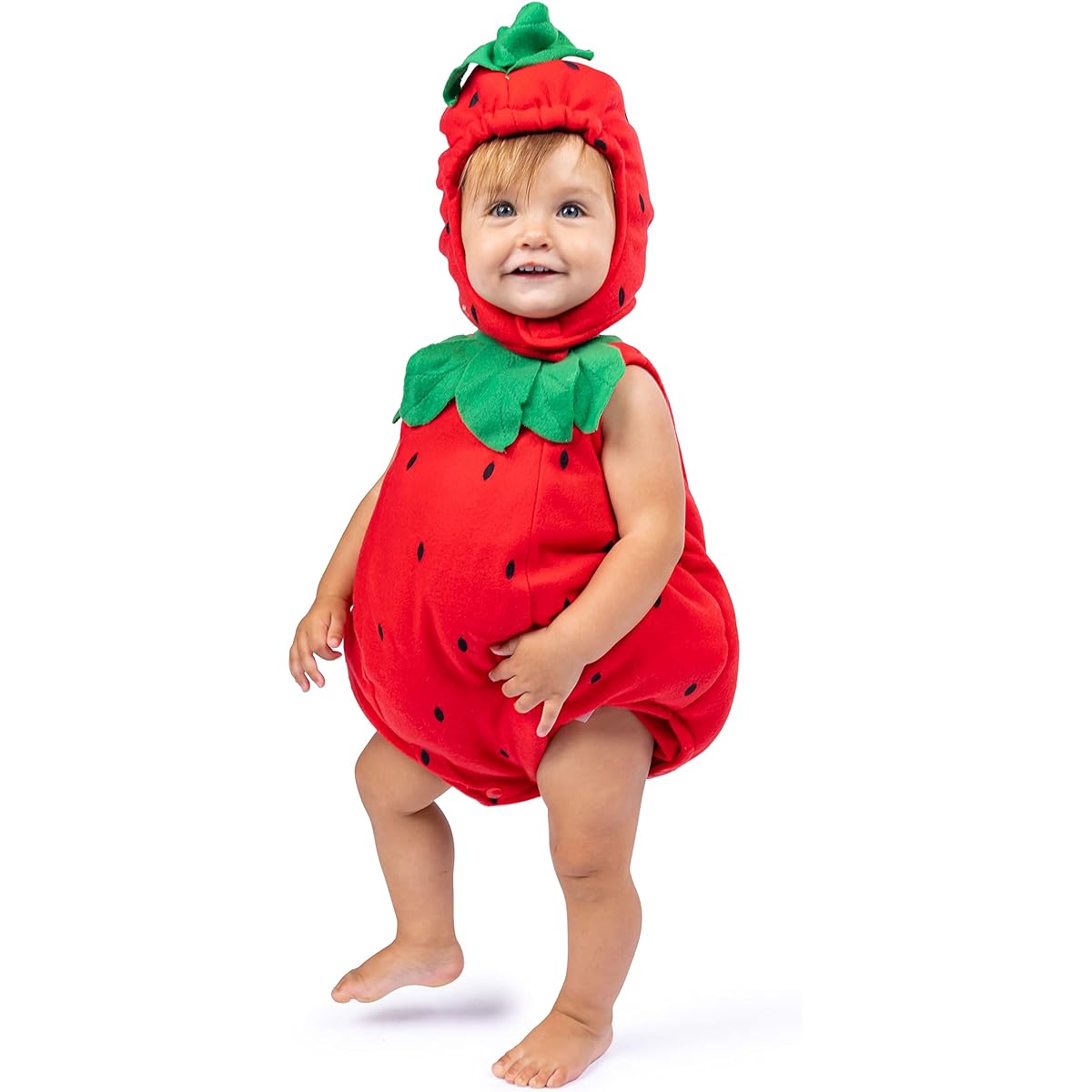 Dress Up America 277-0-6 Baby Strawberry Costume Set - 0-6 Months
