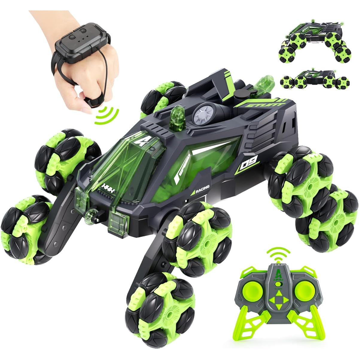 AIQI Remote Control Car for Kids (Green)