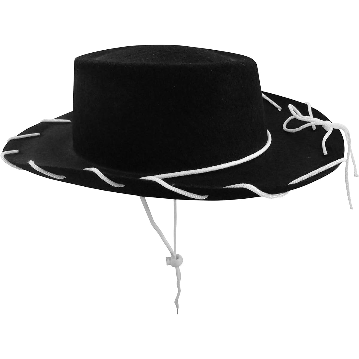 Child Western 1950's Style Kids Cowboy Ranch Hat Black One Size