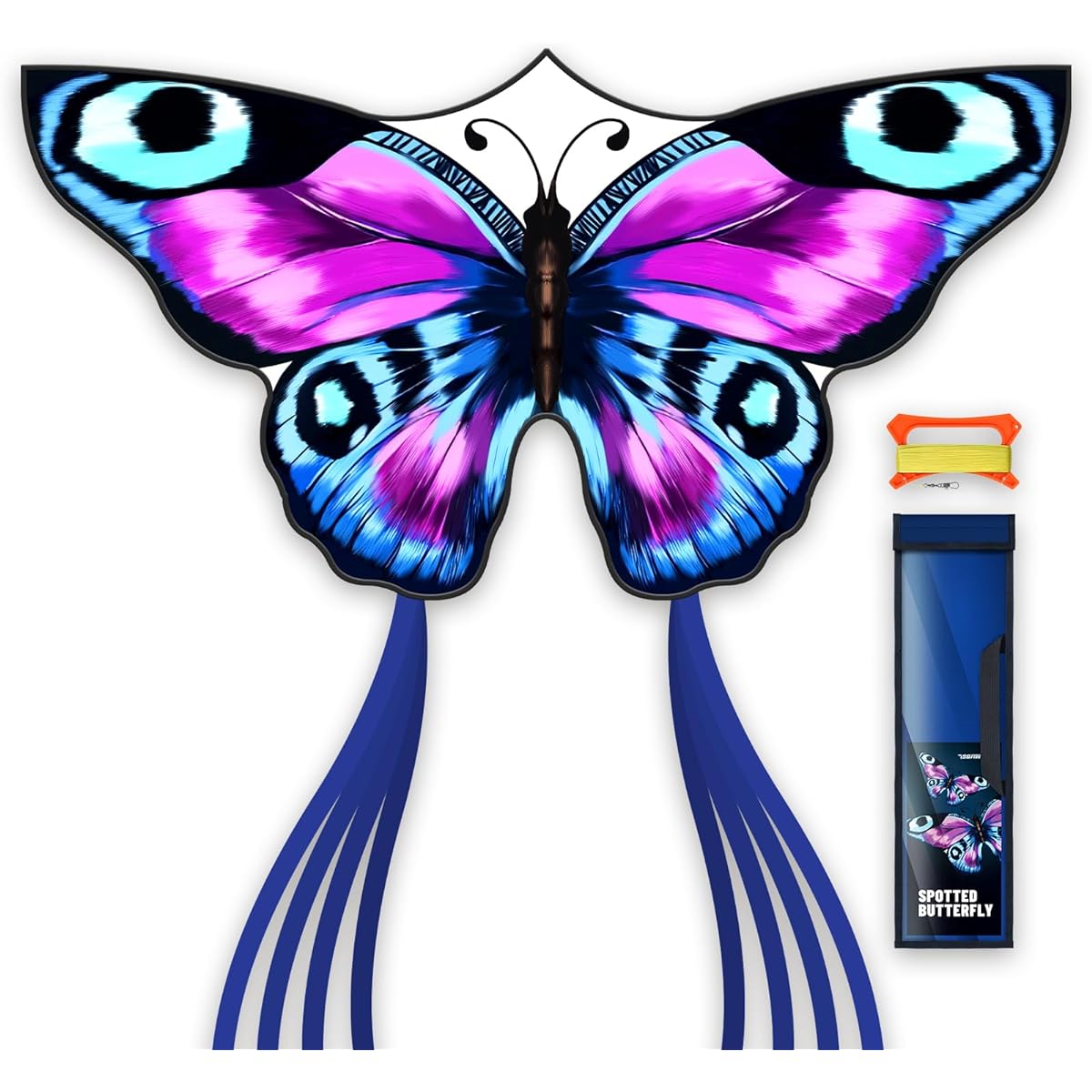 SGftre Butterfly Kite - Beach Kite Kids Kite Kometa - Easy to Fly Large Kite for 2-4 Year Olds, 4-8 Year Olds and 8-12 Year Olds, Adults