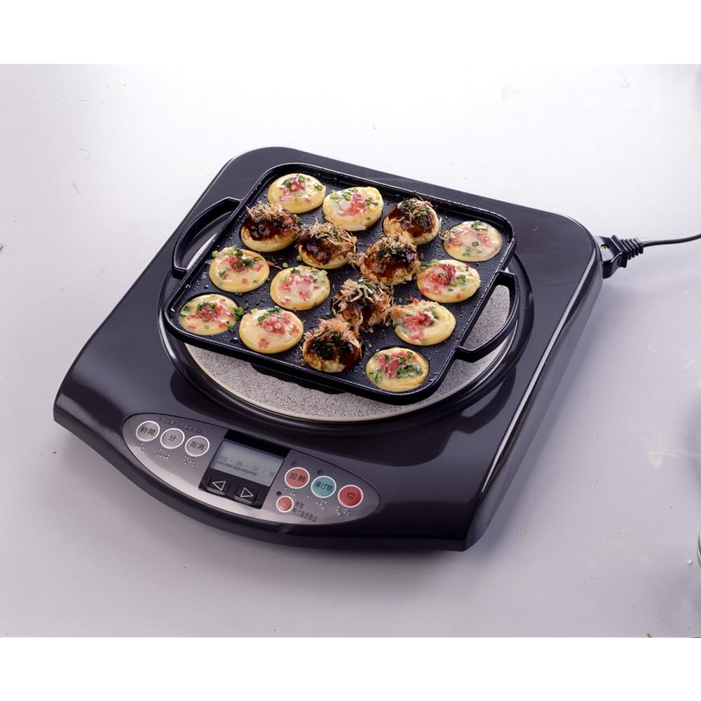Ikenaga Iron Works Living with Iron Electrical Specialty Takoyaki 16 Holes IH Compatible Gift Wrapping Specification