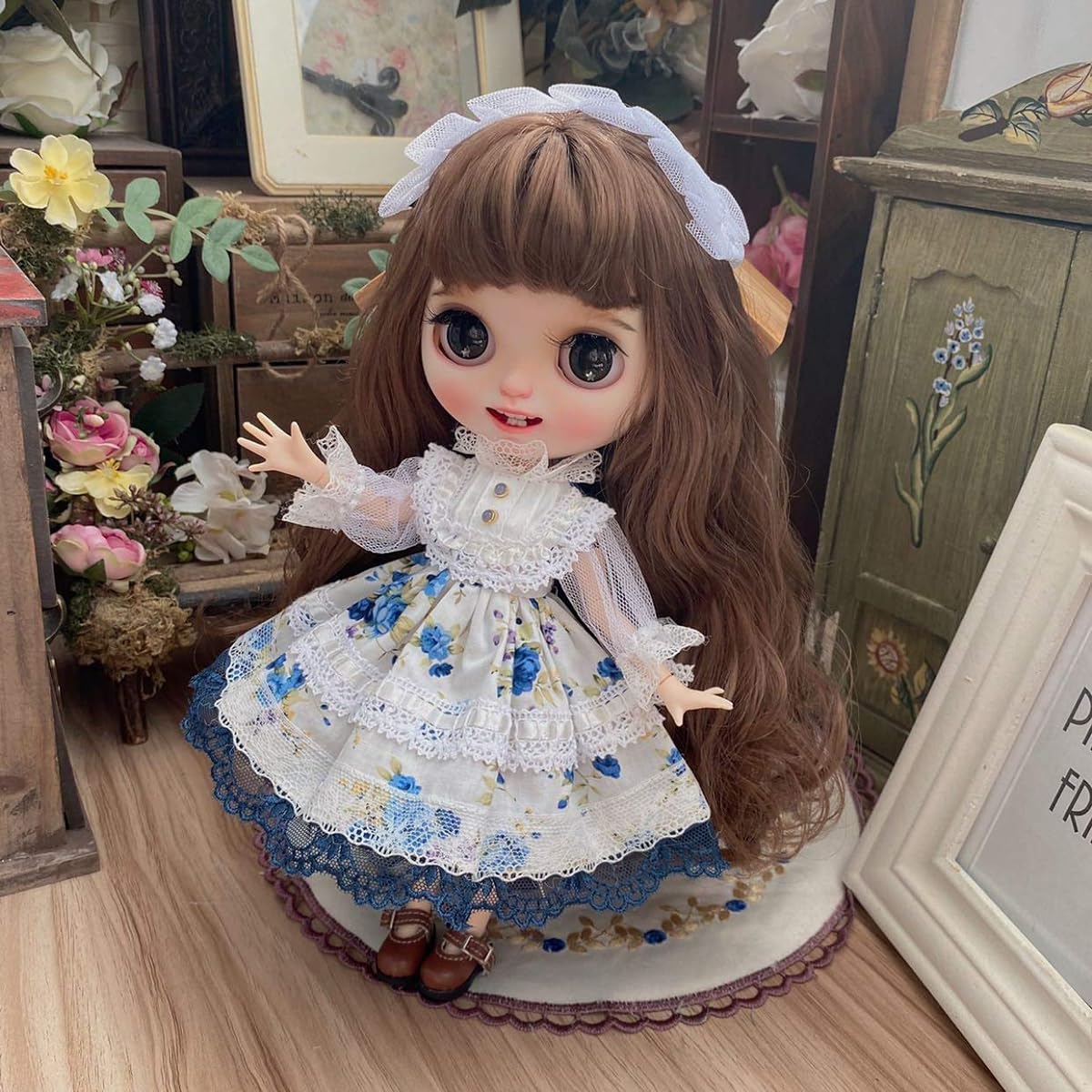 Leoglint Blythe Clothes Doll Clothes Doll Outfit 1/6 Scale blythe ICY Sunny Licca azone ob24 ob22 Doll Clothes Outfit Ball Jointed Doll Clothes Neo Blythe Outfit No Doll