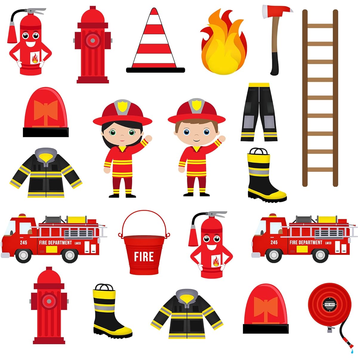 fire engine sticker