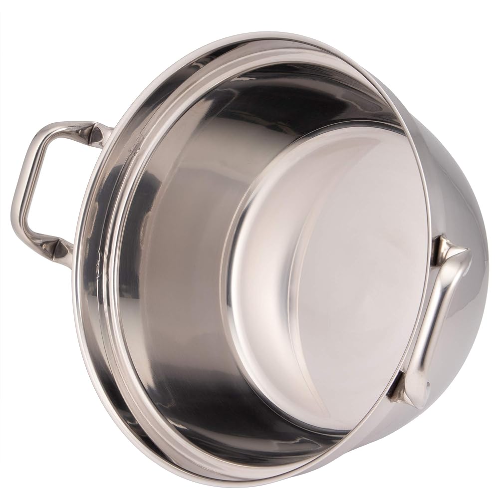 Endo Shoji Commercial Power Denji Yen Pot 36cm IH Compatible Stainless Steel Made in Japan AEV1436