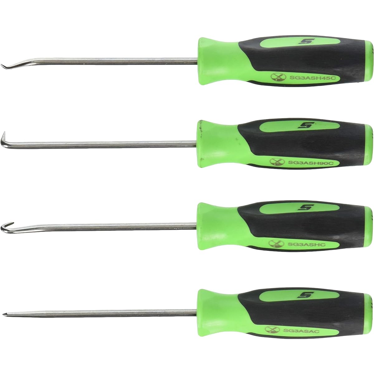 Snap-on Mini Wool Hook Pick Set of 4 Soft Grip Orange [Parallel Import] SGASA204CO