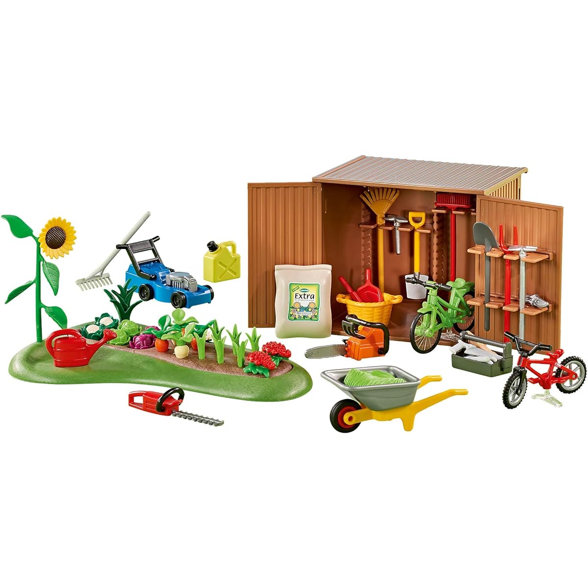 Playmobil 6558 Tool Shed With Garden