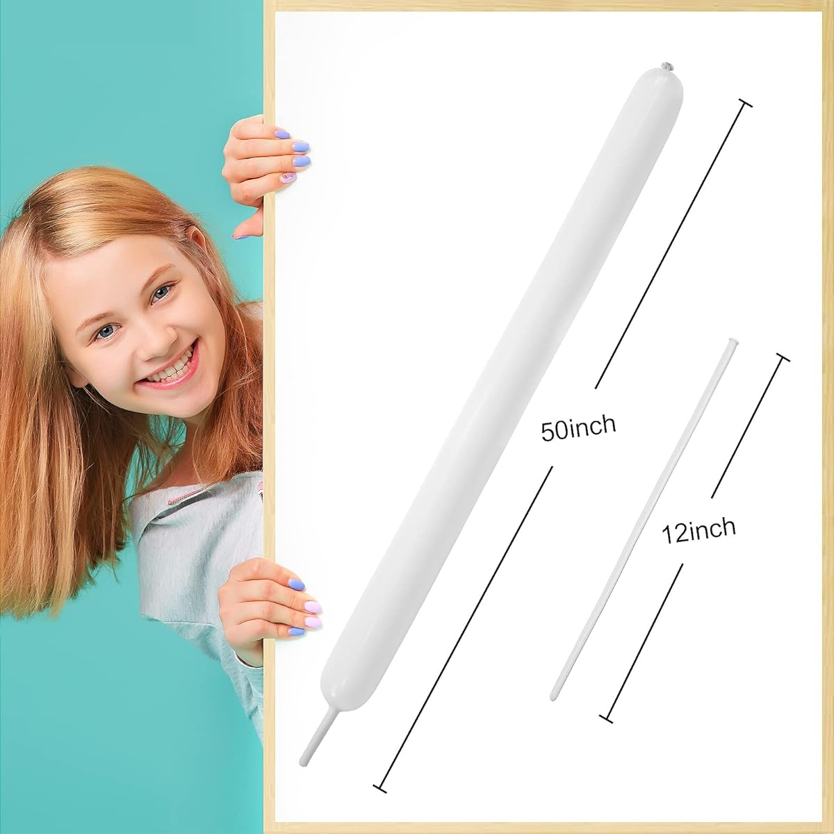 200pcs 260pcs White Long Balloons Balloon Garland Thick Skinny Latex Twist Balloons Animal Modeling Christmas Birthday Wedding Party Decoration