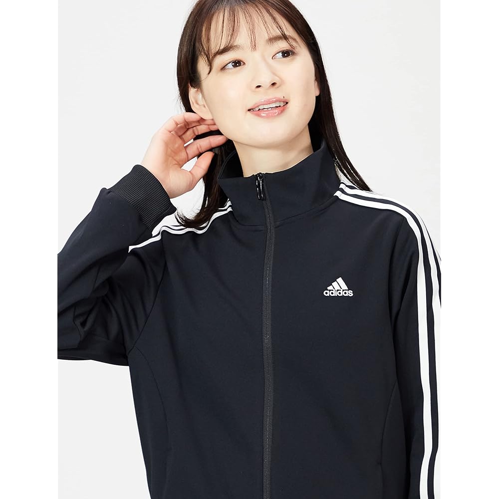 [Adidas] Jersey Top 3 Stripes Double Knit Track Top JIL43 Women's