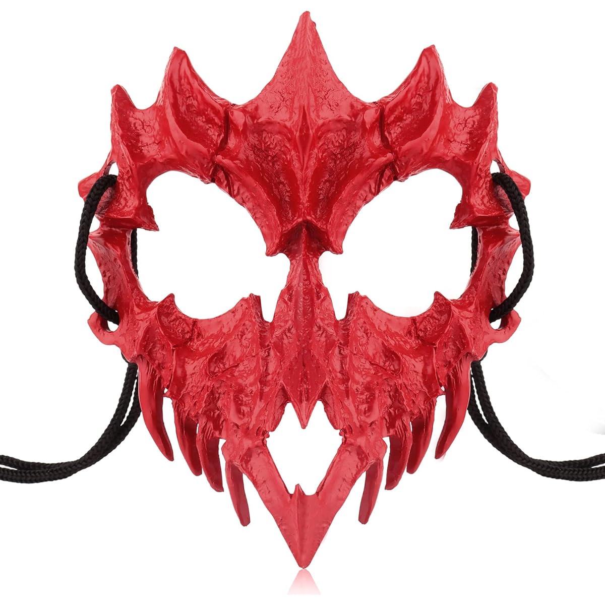 Japanese Halloween Mask Resin Mask Half Face Skull Scary Mask Cosplay Decoration (Color: G)