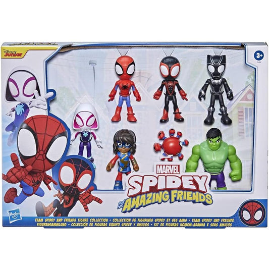 Marvel Spidey and His Amazing Friends Team Spidey and Friends Figure Collection 7 Pack