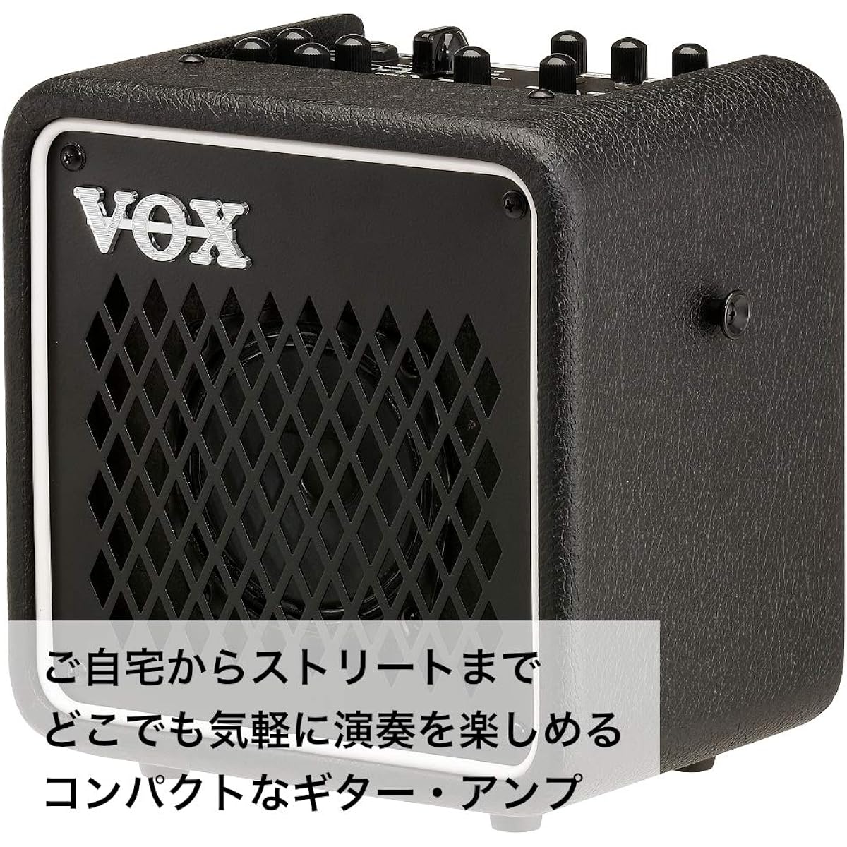 VOX 3W Modeling Amplifier for Electric Guitar MINI GO 3 Home Practice Portable Microphone Input Headphone Output Effect Rhythm Machine MP3 Connection Mobile Battery Compatible
