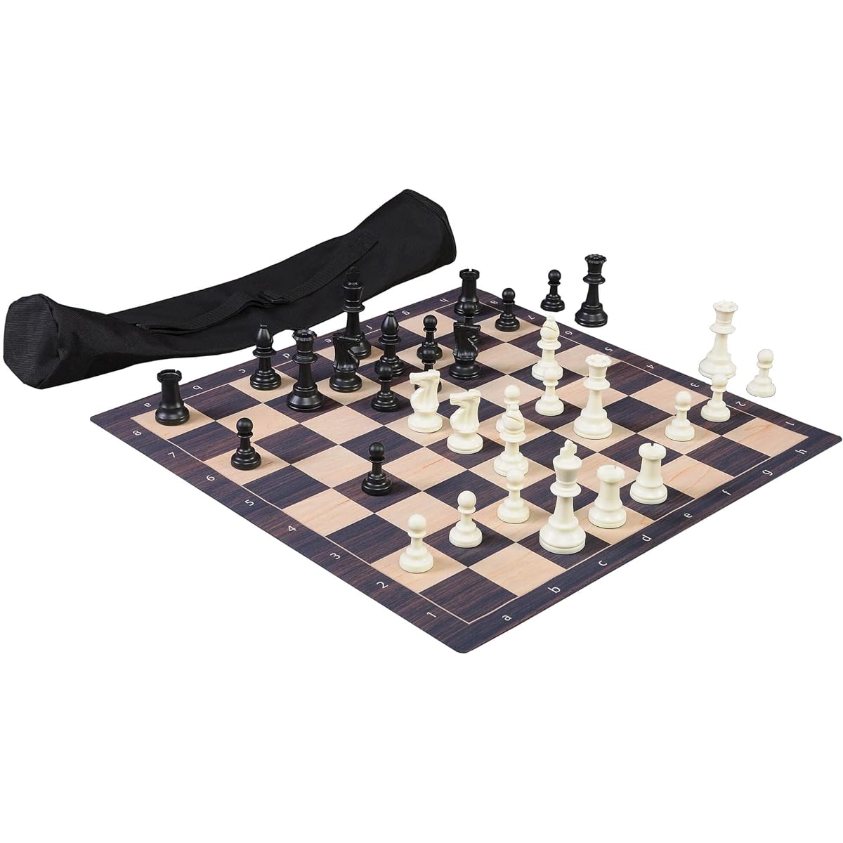 The House of Staunton Presents The World's Greatest Chess Set® - Triple Weight (Macassar Ebony)