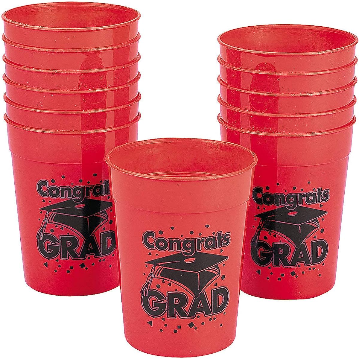 Red Kong Grad Plastic Cup.
