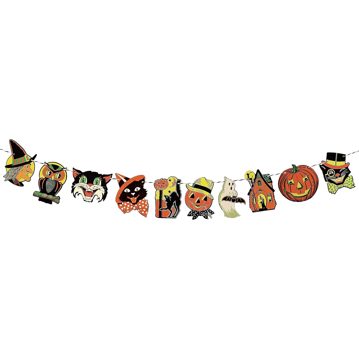 W1cwey vintage halloween banner