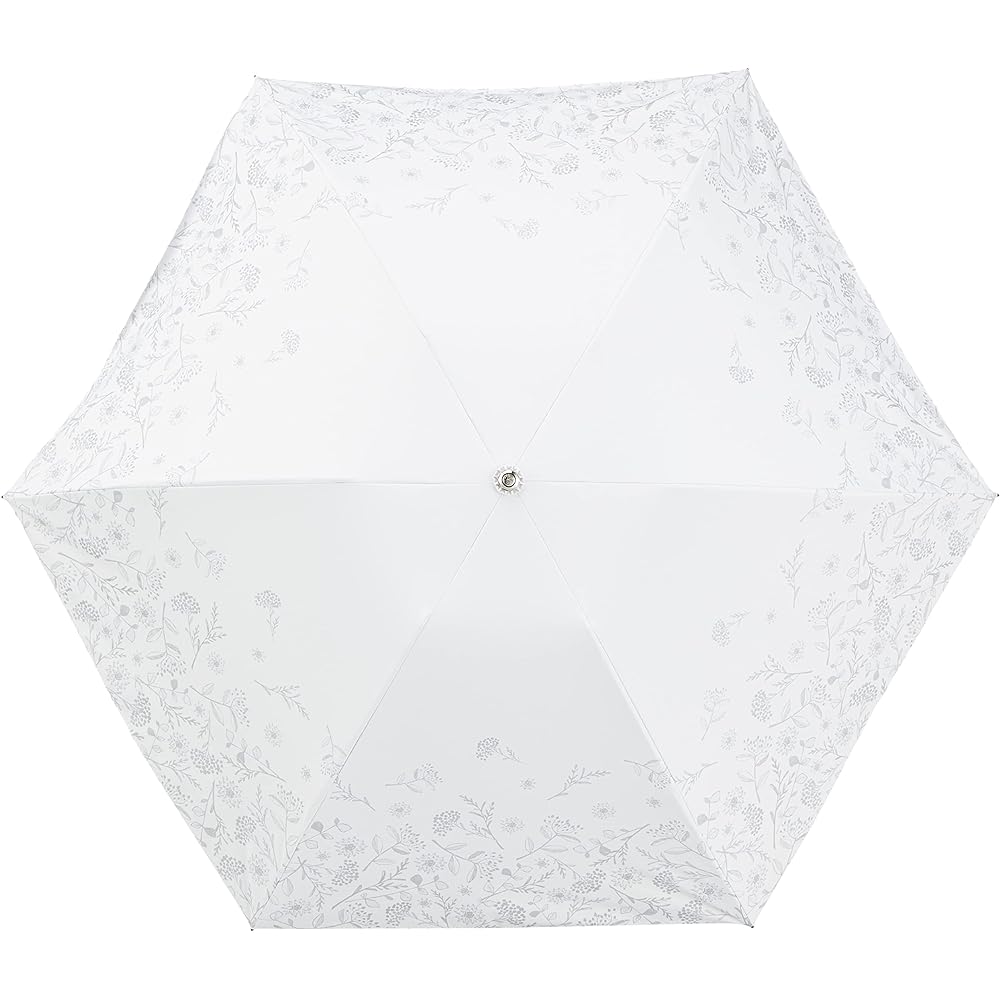 MOONBAT Fuwa Cool Folding Umbrella Parasol [For both sun and rain, first class blackout] 50cm Glitter