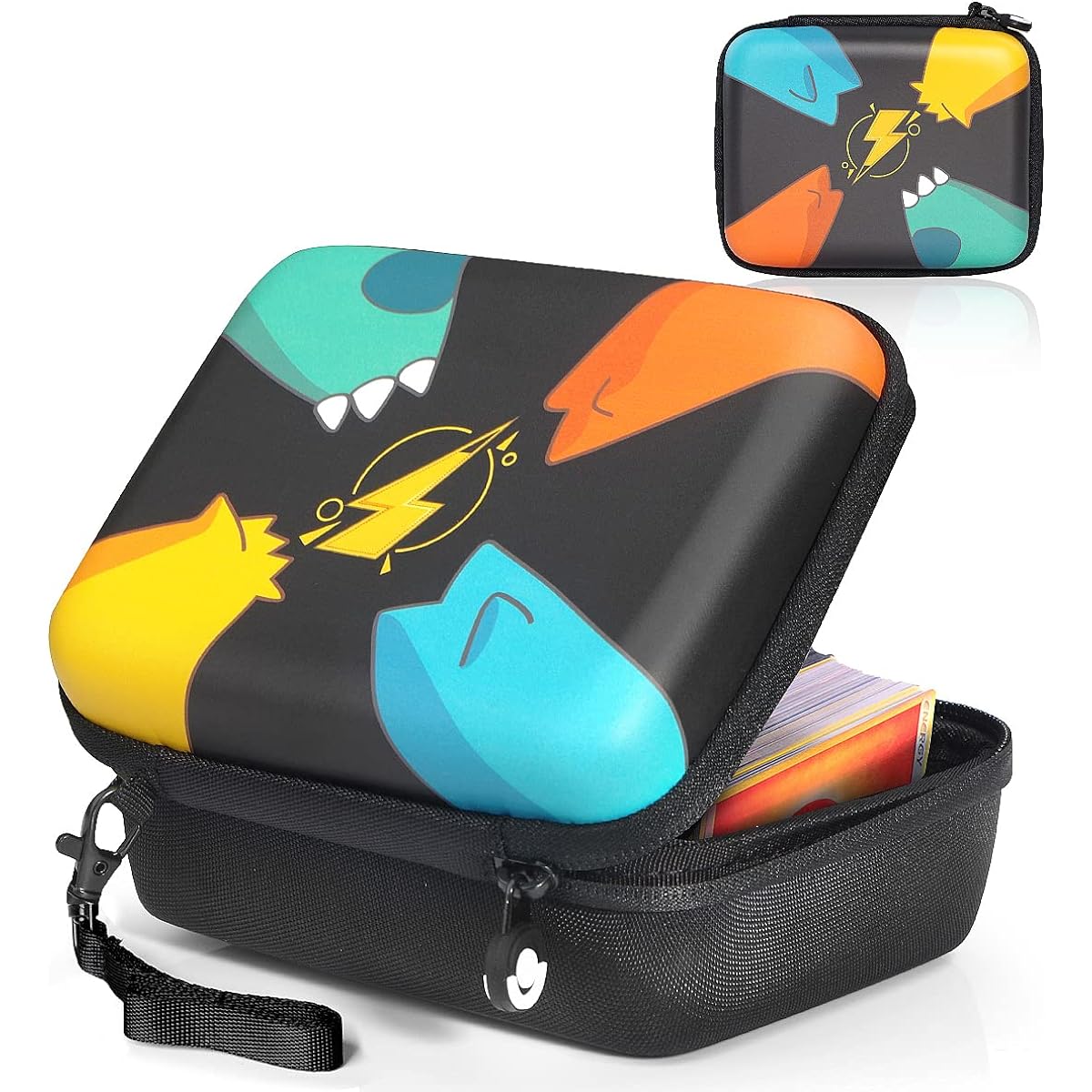 CampFENSE Card Carry Case for PTCG Cards, Trading Card Storage Box, Holds 400+ TCG Cards, Gift for Boys & Girls (Advanced)