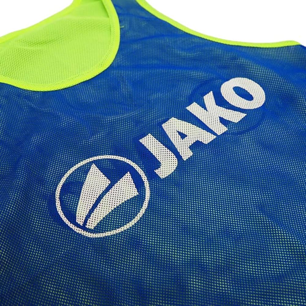 [Yako] Soccer Goods 2618-03 Reversible Bibs (Neon Yellow/Blue) Adult Size Yellow/Blue