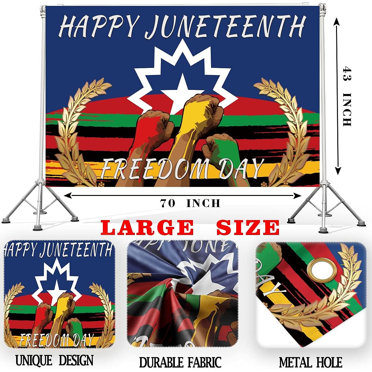 June decoration June banner June flag with balloon