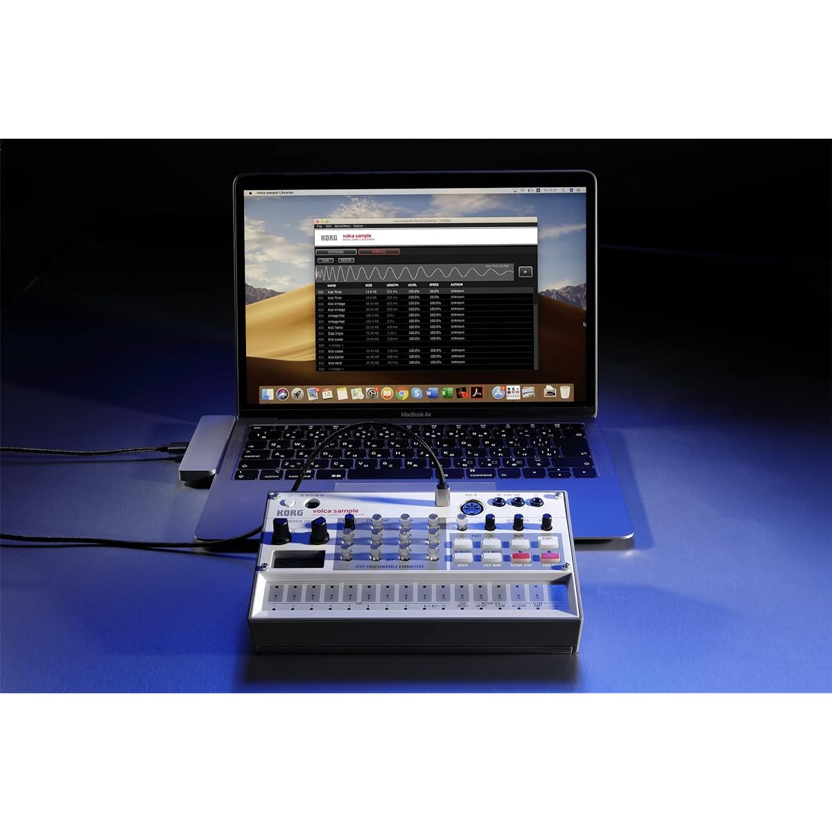 KORG Digital Sampler Volca Sample2 Synthesizer Battery-powered Built-in speaker Compact size that can be used with headphones Compact size that can be used anywhere