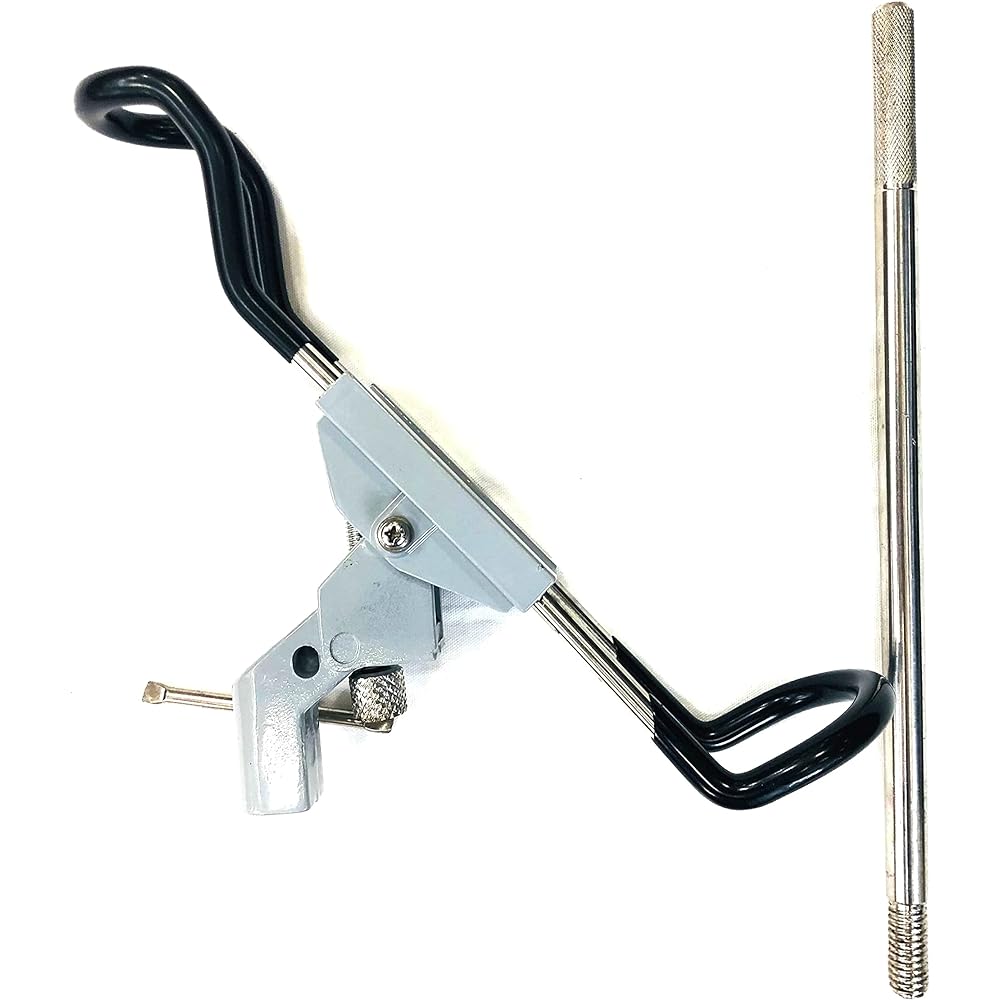 (FKS) High rigidity upper to medium-sized bottom rod holder (13φ)/Screw type piton rod (13φ) set 3 Casting fishing Driving in Piton Piton rod holder Rod holder Rod holder Rod holder Rock embankment Fishing port Black