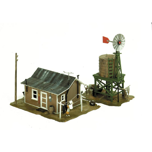 Life-Like Trains HO Scale Building Kits - Western Homestead