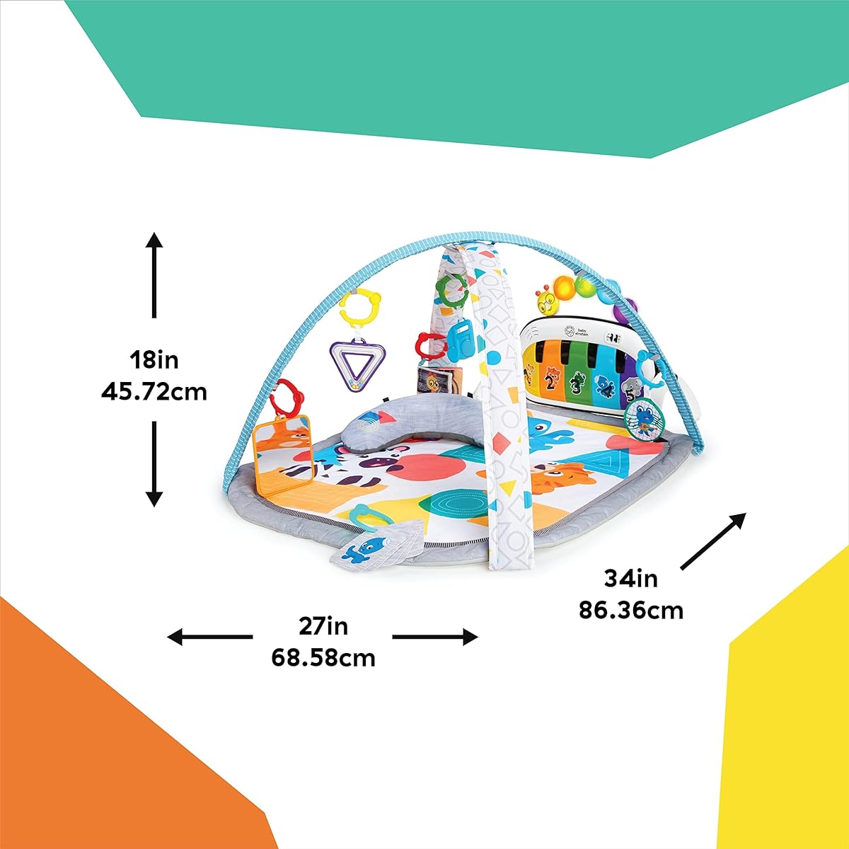 Kids II Japan Baby Einstein 4 1 Kickin' Tunes Gym (11749)