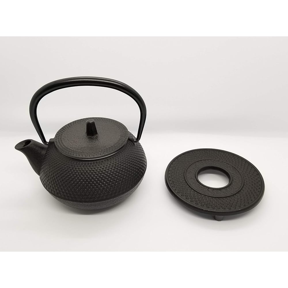 Iwachu Iron Kettle Teapot 3 Type New Arale Set Black Baked 0.32L No Enamel Direct Fireable Nanbu Tekki 16105