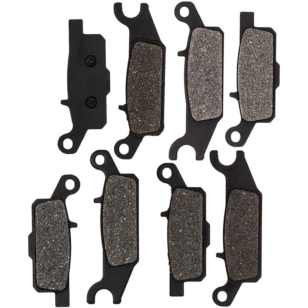 NICHE Brake Pad Kit Yamaha Grizzly 700 550 3B4-W0045-00 3B4-W0045-10 Completely Semi-Metallic