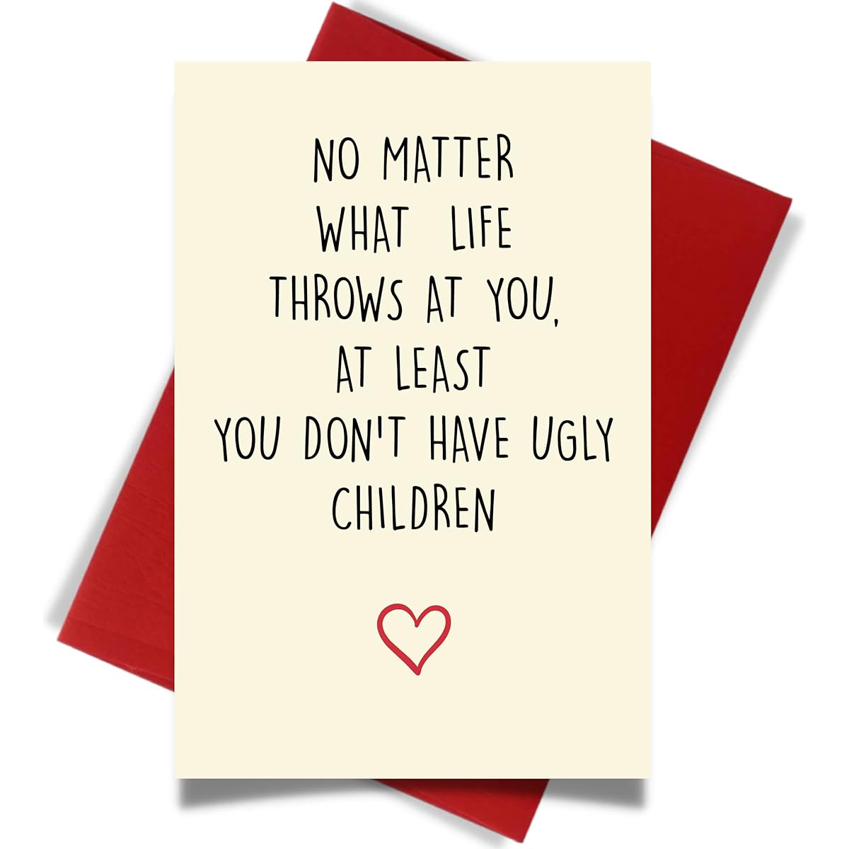 Cheerin Funny Mother's or Father's Day Cards | Fun Mothers Day Card for Mom | Fathers Day Greeting Cards | Gag Gift for Mother Dad (Uglychildren)