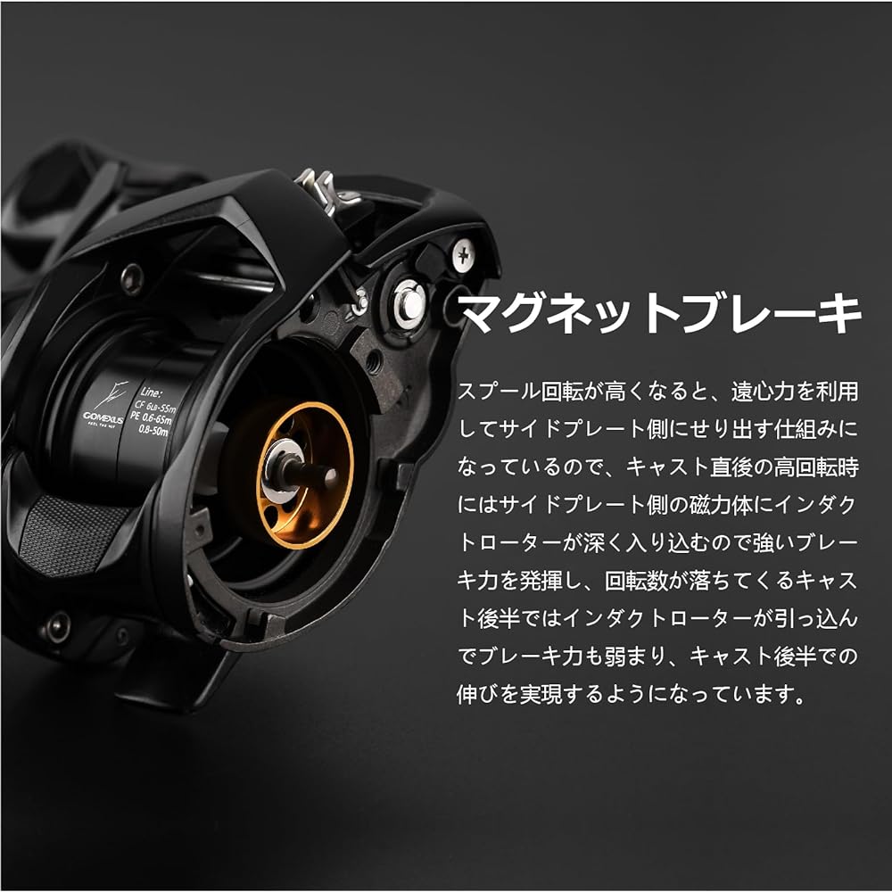 Gomexus OT80 bait reel spool Daiwa Tatula 80 series replacement spool for left and right use 3g Compatible with lightweight lures Improved long casting performance Weight 6.8g