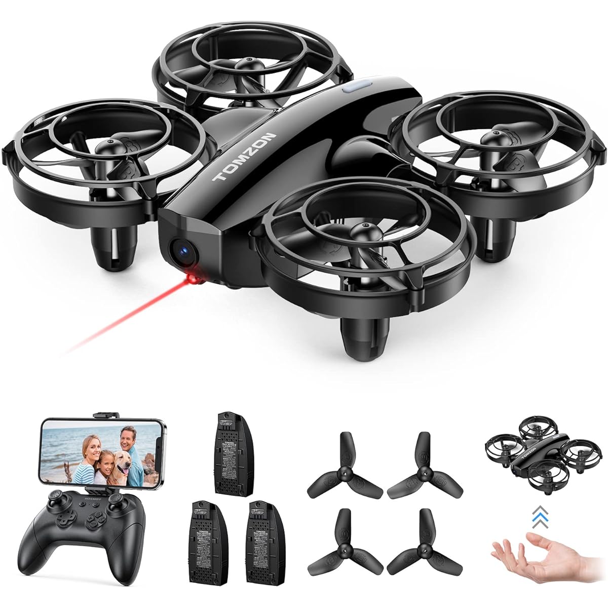 inutes Flight Time, Indoor, Toy Drone, Altitude Maintenance, Headless Mode, One Key Take-off and Landing, Throwing Flight, Trajectory Flight Mode, Somersault, Circle Flight, High Speed Rotation, Celebration, Birthday, Gift, Domestically Certified, A24W