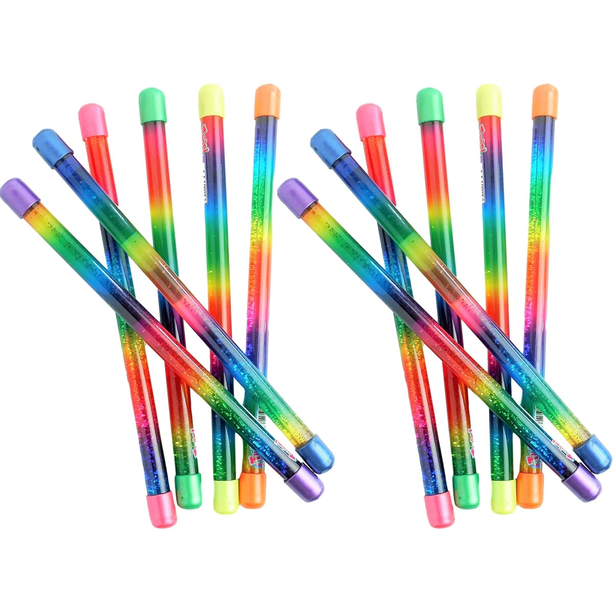 Glitter Wand by JA-RU | Girls Toys Costume Accessories Dance and Twirl Like a Princess Glitter Colors May Vary 12 Pack | Item # 2002