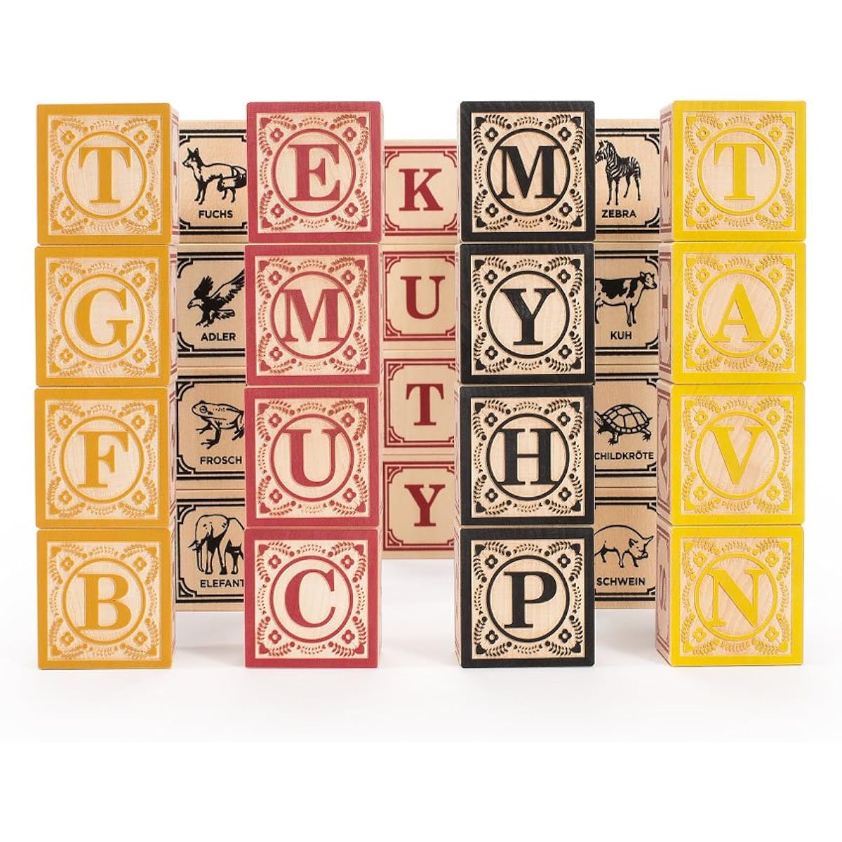 Uncle Goose German ABC Blocks - Made in USA