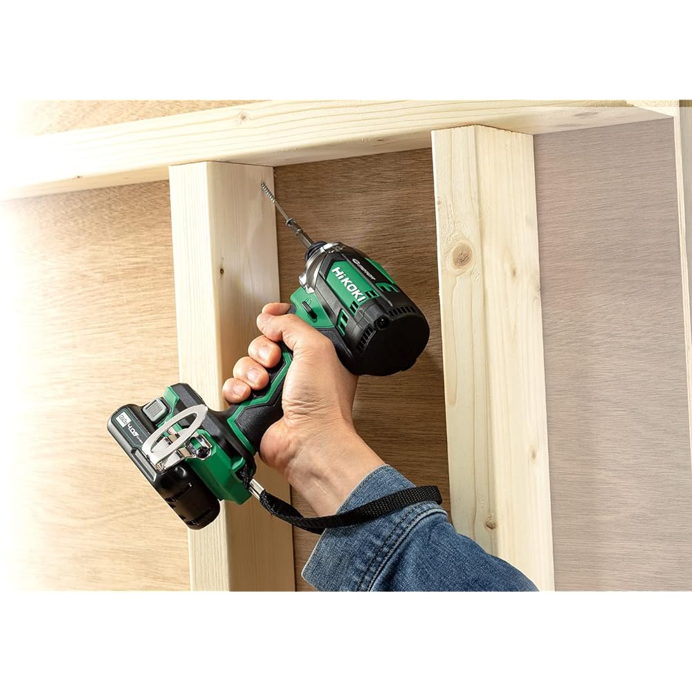 HiKOKI 10.8V Rechargeable Impact Driver with Triple Hammer Maximum Tightening Torque 170N・m 10.8V Battery, Charger, Case, Bits Sold Separately WH12DCA (NN)