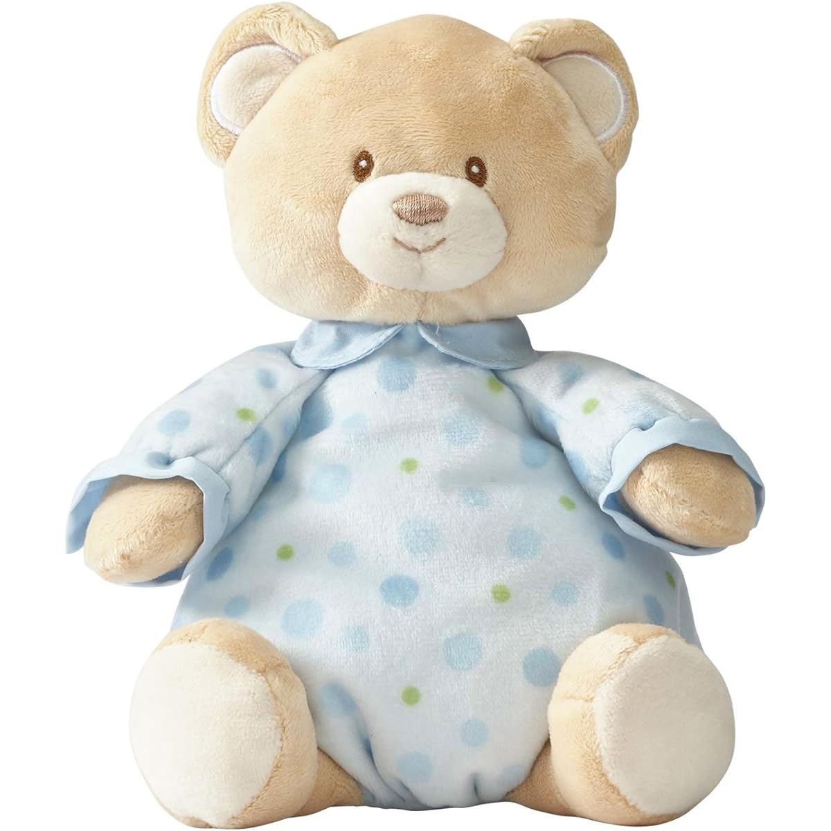 Beginnings by Enesco Plush Pajama Bear, 10.5", Blue