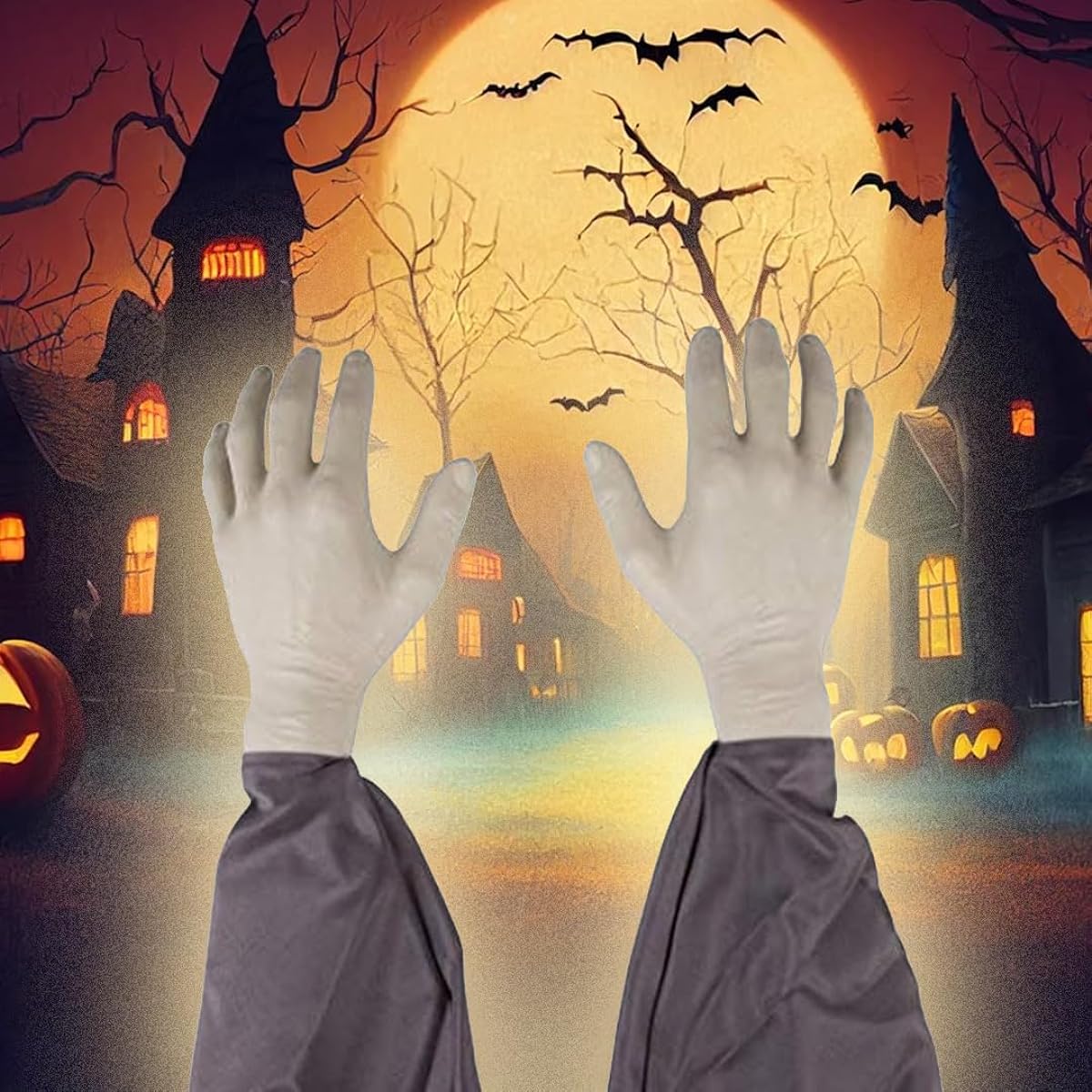 Kangaroo lawn zombie hand; scary halloween decoration