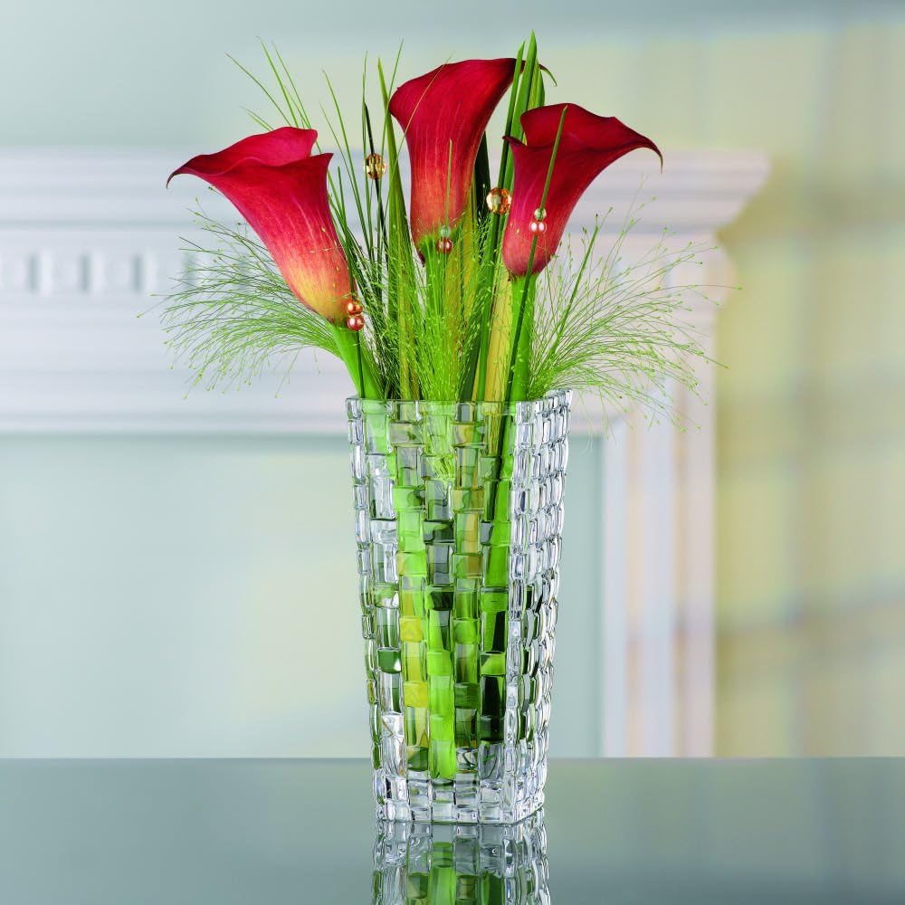 Nachtmann Bossa Nova Oval Flower Vase Crystal Glass 28cm 80729 1 piece