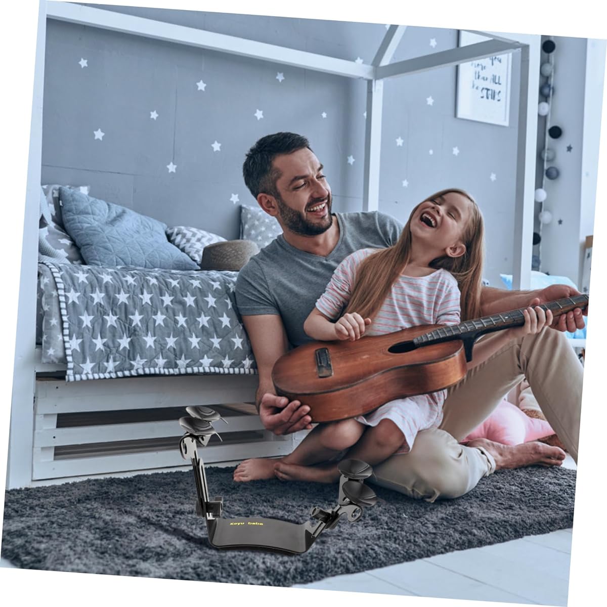SWOOMEY 1 Set Guitar Tote Guitar Rack Classical Guitar Professional Guitar Support Guitar Leg Rest Footstool Bracket Guitar Stand St Aluminum Alloy