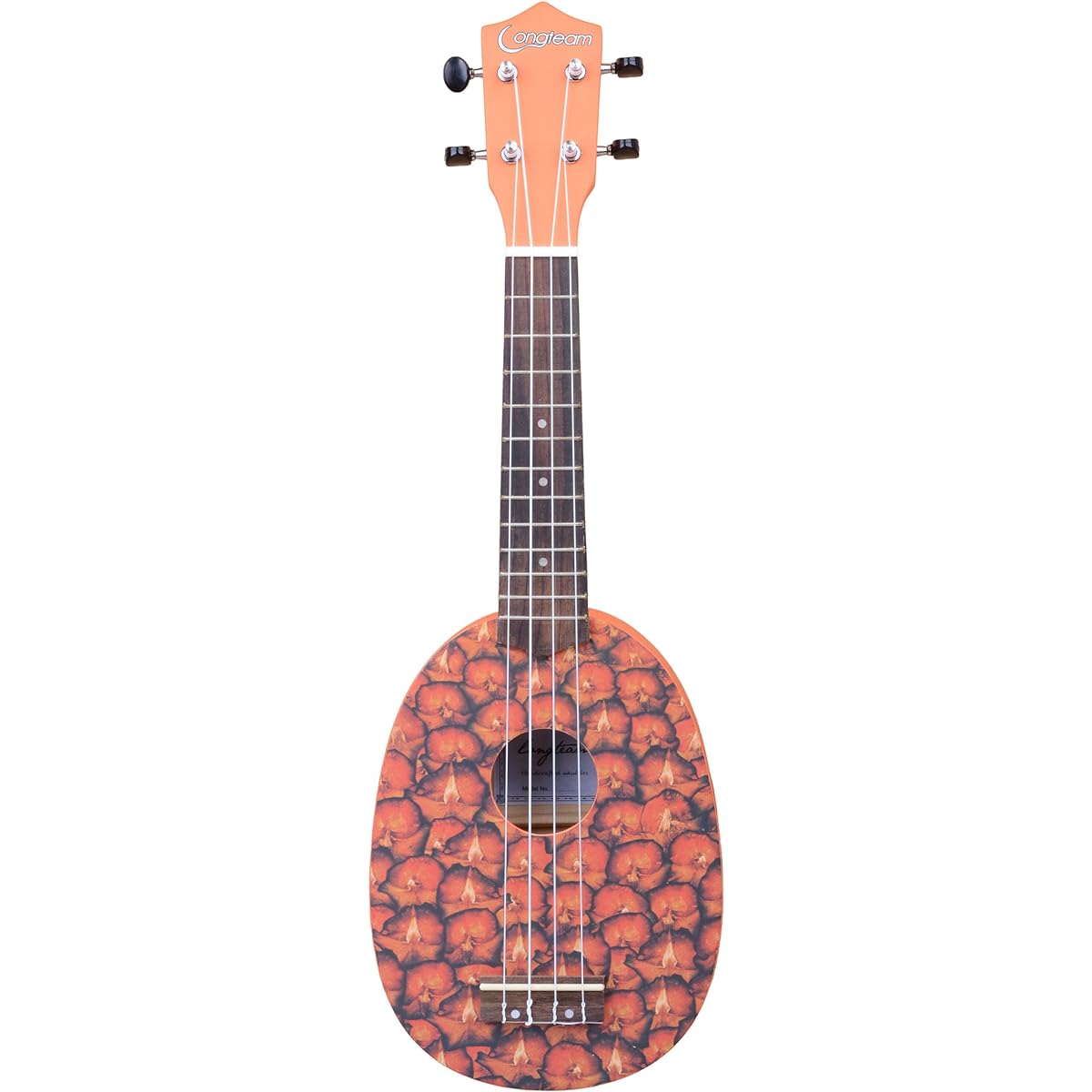 HOT SEAL 21 Inch Cute Pineapple Shape Handmade Sculpture Dapper Beginner Concert Ukulele Uke (21 Inch, Pineapple)