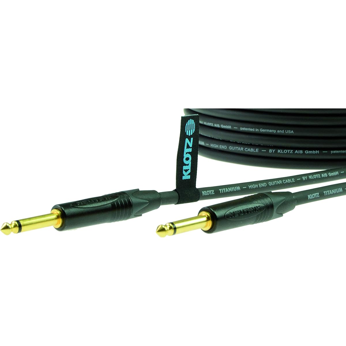 KLOTZ TITANIUM Series Shielded Cable (TI-0600PP 6m Straight/Straight)
