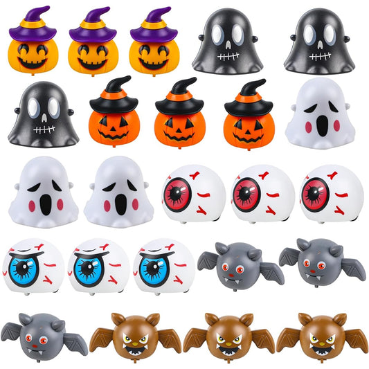 KIMOBER 24 Pieces Halloween Pull Back Car Assortment Mini Friction Power Cars for Kids Halloween Party Favors Trick or Treat Gift Bag Filler